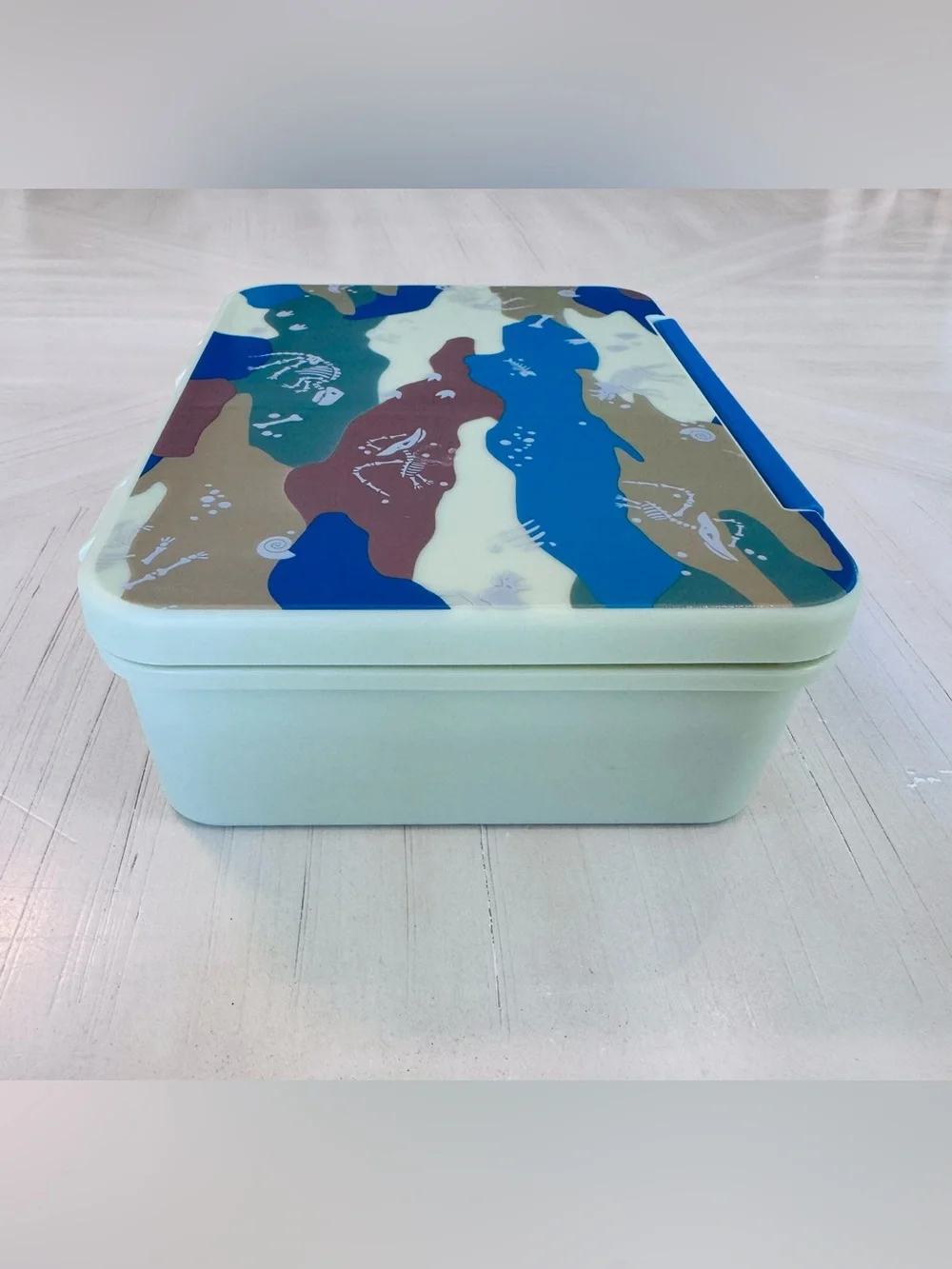 Cat & Jack Kids’ Dino Camo 3-Compartment Bento Lunch Box NWT
